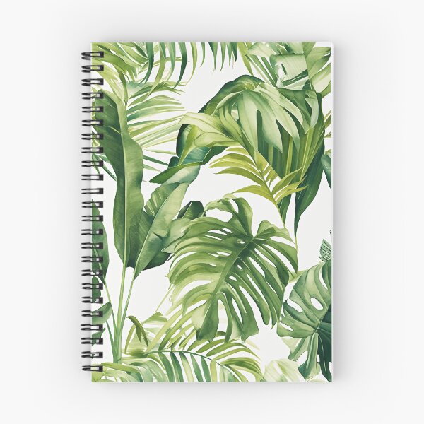 Item preview, Seamless pattern of lush tropical green leaves designed and sold by DMay-art.