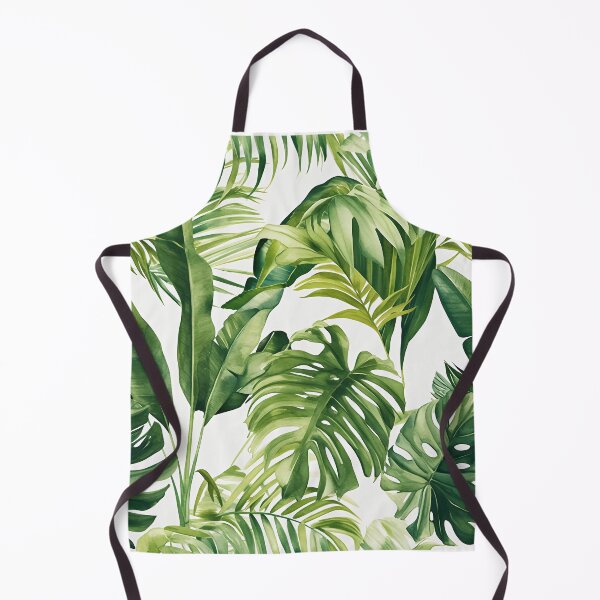 Item preview, Seamless pattern of lush tropical green leaves designed and sold by DMay-art.