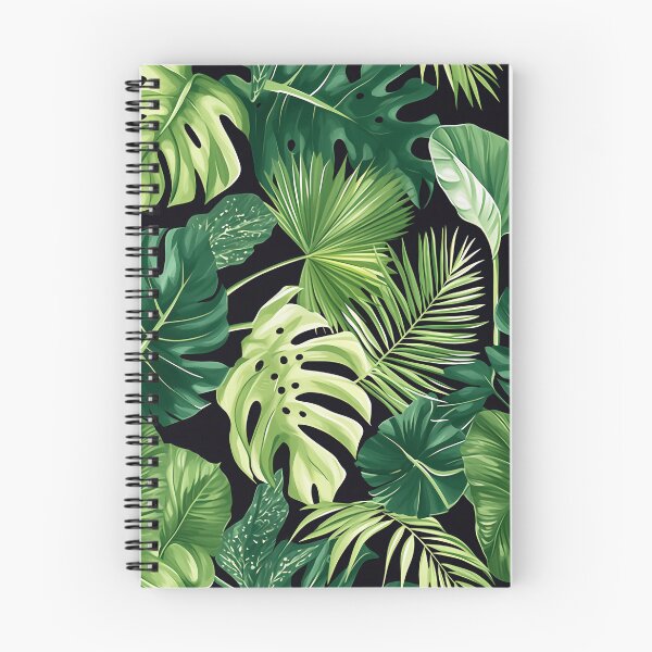 Item preview, Seamless pattern of lush tropical green leaves designed and sold by DMay-art.