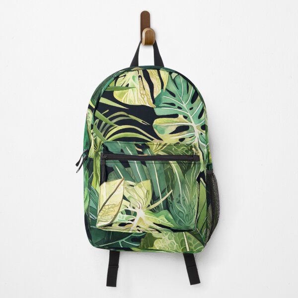 Item preview, Seamless pattern of lush tropical green leaves designed and sold by DMay-art.