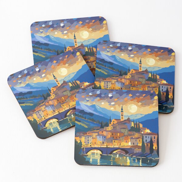 Item preview, Italian Cityscape in the Evening designed and sold by bajera045.