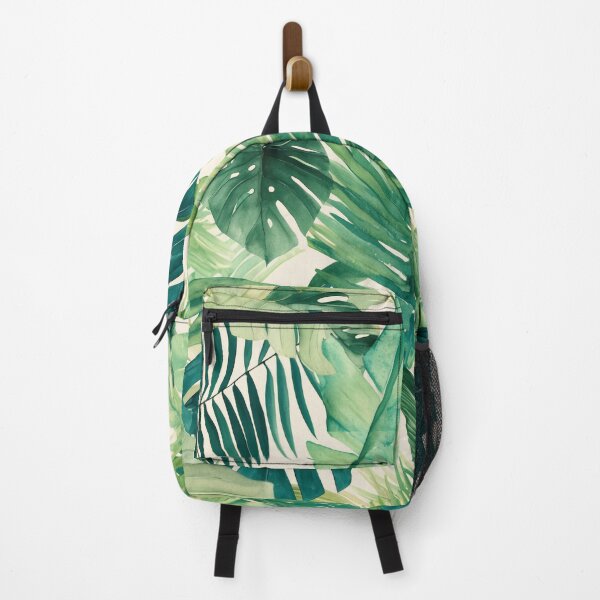 Item preview, Seamless pattern of lush tropical green leaves designed and sold by DMay-art.
