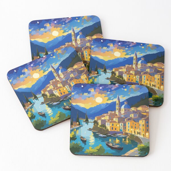 Item preview, Italian Cityscape in the Evening designed and sold by bajera045.