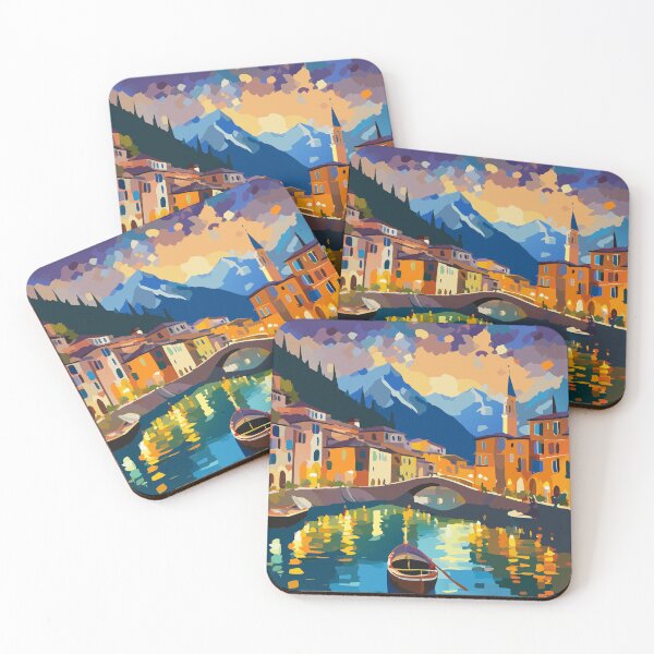 Item preview, Italian Cityscape in the Evening designed and sold by bajera045.