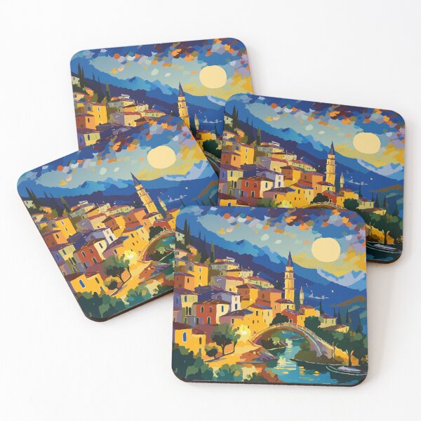 Item preview, Italian Cityscape in the Evening designed and sold by bajera045.