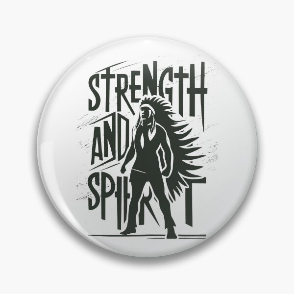 Item preview, STRENGTH AND SPIRIT: Ink-Black Soul, Fearless Heart designed and sold by SplashTastic.