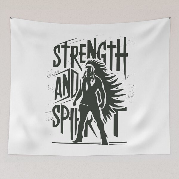 Item preview, STRENGTH AND SPIRIT: Ink-Black Soul, Fearless Heart designed and sold by SplashTastic.