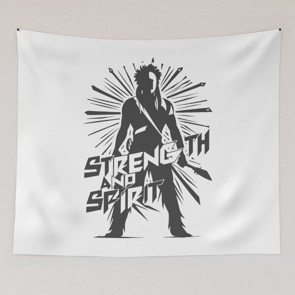 Item preview, Copy of STRENGTH AND SPIRIT: Ink-Black Soul, Fearless Heart designed and sold by SplashTastic.