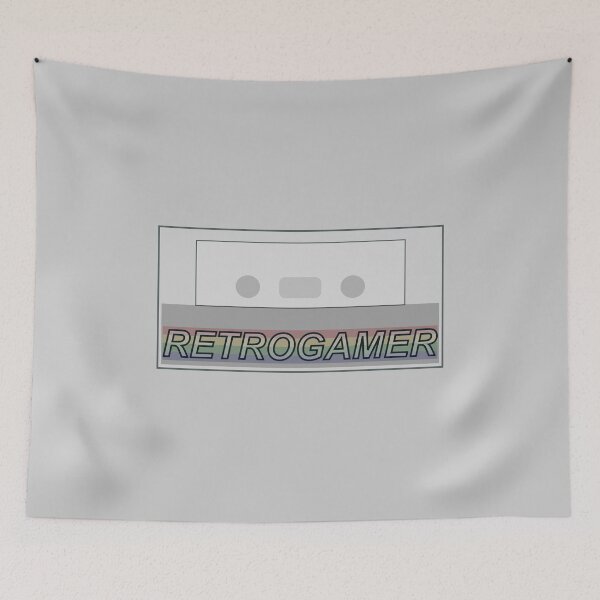 Item preview, Retrogamer ZX Spectrum +2 Cassette Tape Computer Game Art designed and sold by 8bitterpill.