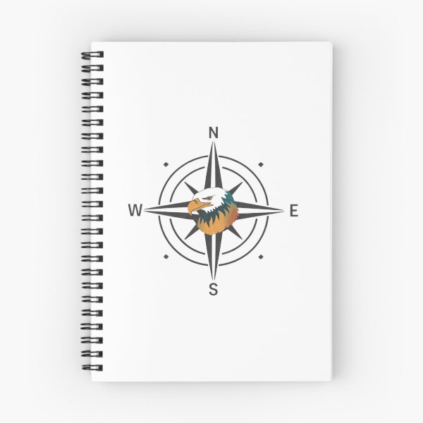 Item preview, Elegant Eagle Compass - Minimalist Modern Design designed and sold by Colorful-Garden.