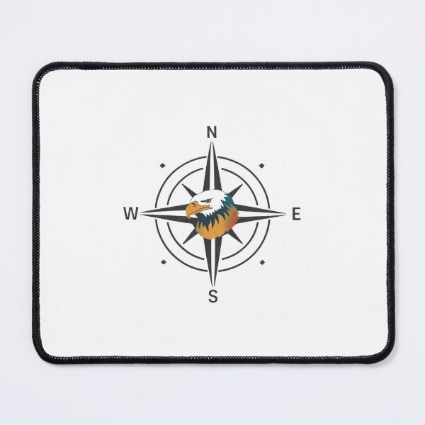 Item preview, Elegant Eagle Compass - Minimalist Modern Design designed and sold by Colorful-Garden.