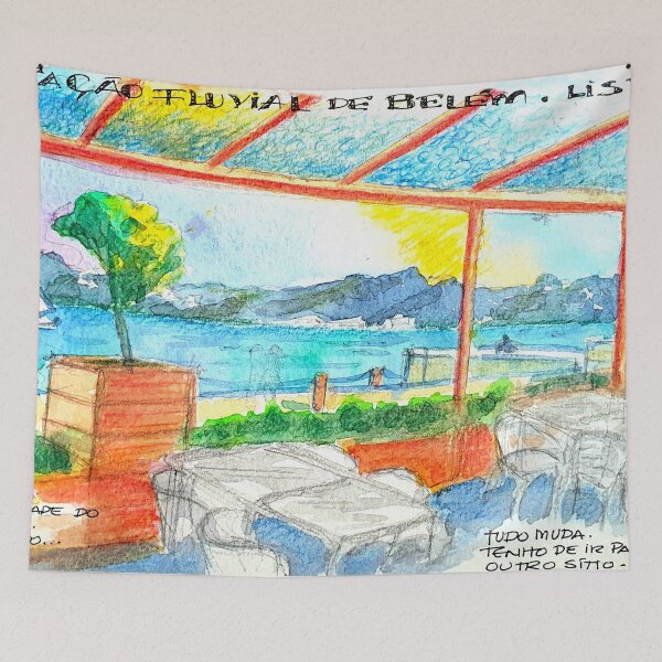 Item preview, by the river. estação fluvial de belém. Lisboa. Portugal designed and sold by Tereza Pilar  Art.