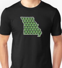 Shamrock Art Missouri St Pattys Day Outfits For Women Unisex T-Shirt
