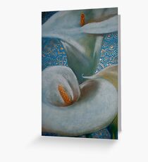 Arum Lilies Greeting Card