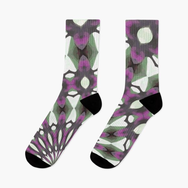 Item preview, Symmetrical Geometric Design 7 Magenta Grey White designed and sold by taiche.