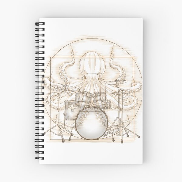 Item preview, Vitruvian rock octopus designed and sold by jclar-art.