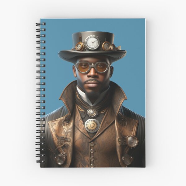 Item preview, Steampunk Black Man designed and sold by TeachersCubby.