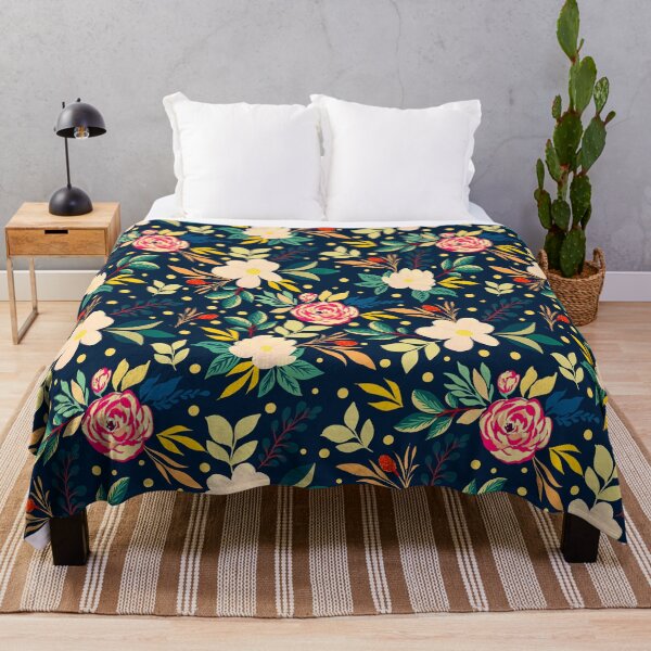 Item preview, Beautiful Flowers Blue Botanical Garden designed and sold by NdesignTrend.