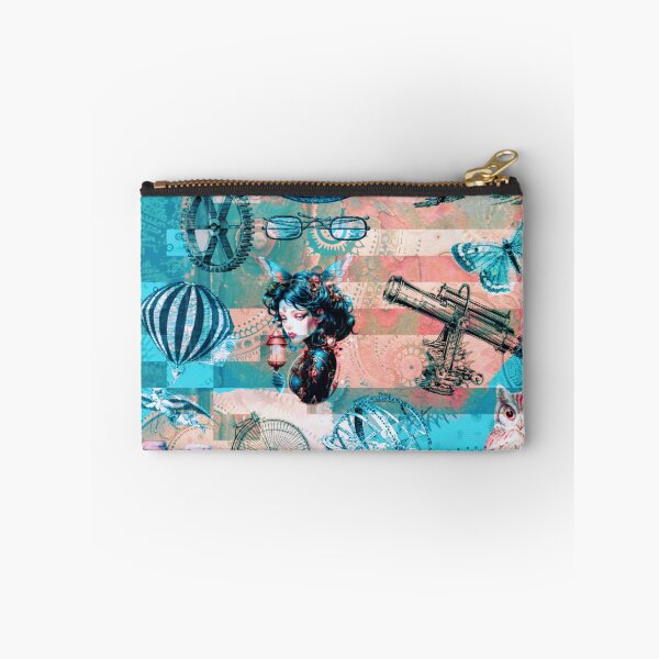 Item preview, My steampunk, blue and pink designed and sold by FlossOrFi.