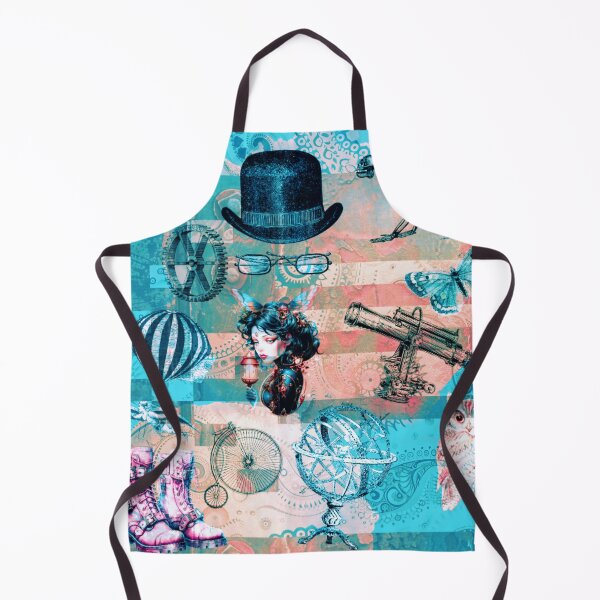 Item preview, My steampunk, blue and pink designed and sold by FlossOrFi.