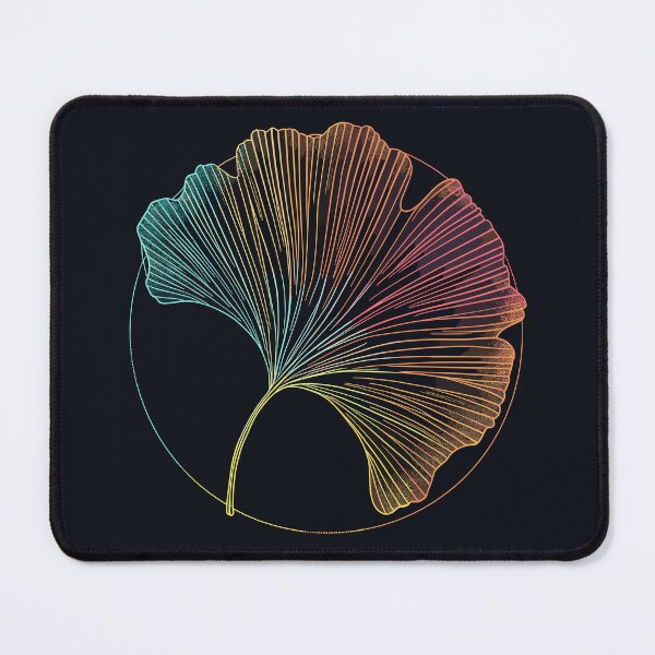 Item preview, Colorful Ginkgo leaf print designed and sold by etherElric.