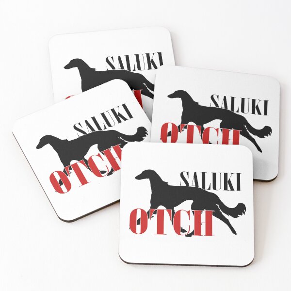 Item preview, AKC OTCH Saluki designed and sold by Adventuring Borders.