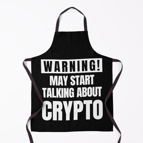 Item preview, Warning May Start Talking About Crypto designed and sold by FarmOfCuties.