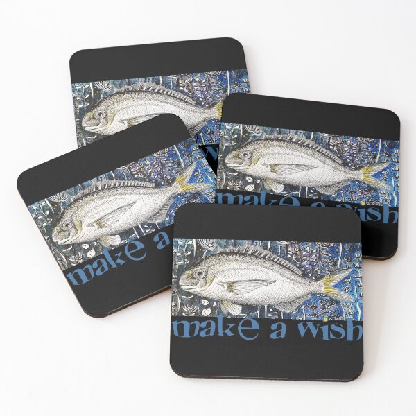 Item preview, Fish, make a wish, print for fish lovers designed and sold by KWpracownia.