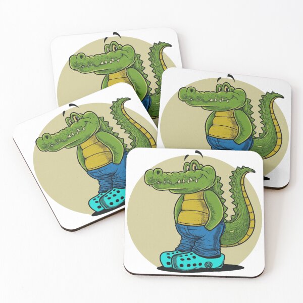 Item preview, CROCODILE WEARING CROCS designed and sold by DomGDesign.