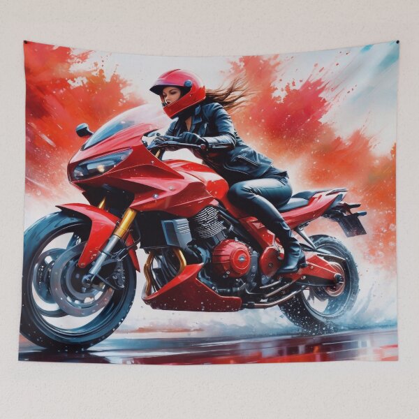 Item preview, Motorbike Girl designed and sold by M-Y-A-R-T-.