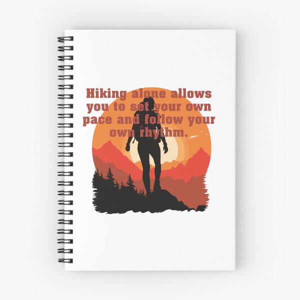Item preview, Hiking alone allows you to set your own pace and follow your own rhythm. designed and sold by BenO63.