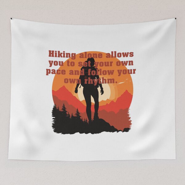 Item preview, Hiking alone allows you to set your own pace and follow your own rhythm. designed and sold by BenO63.