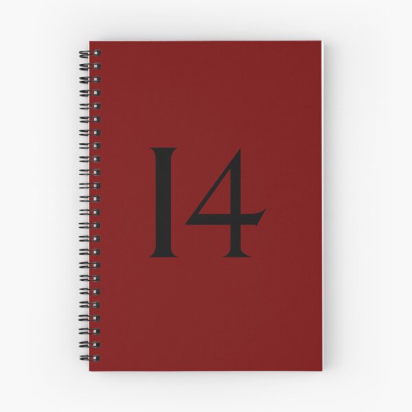 Item preview, 14, fourteen, black, quake designed and sold by Numbers-Art.