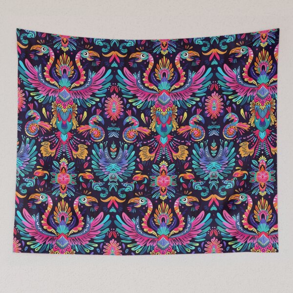 Item preview, Colorful Mexican Pattern - Vibrant Ethnic Design designed and sold by TheFrenchVegan.