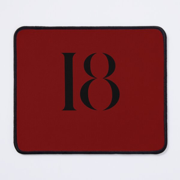 Item preview, 18, eighteen, black, quake designed and sold by Numbers-Art.