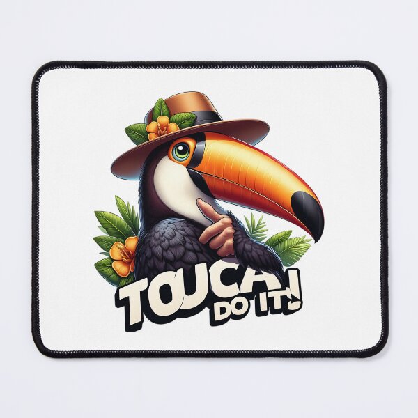 Item preview, Tropical toucan do it bird puns designed and sold by BlackCatspet1.