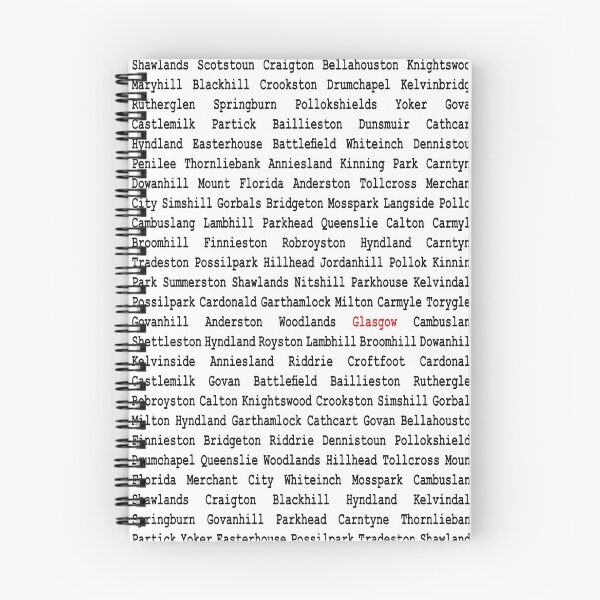 Item preview, Glasgoe Neighbourhoods designed and sold by Caitlin Tennent.