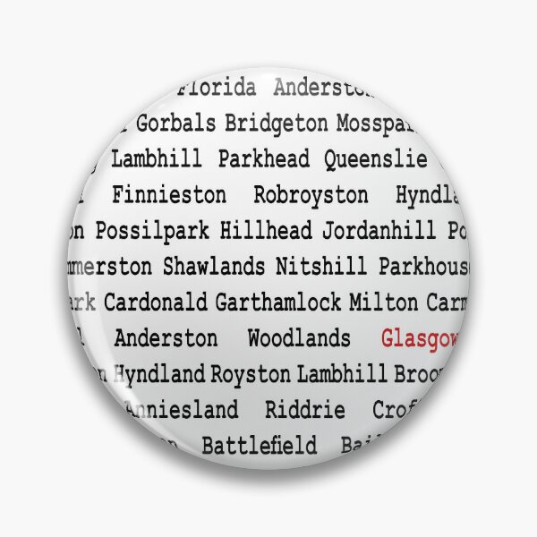 Item preview, Glasgoe Neighbourhoods designed and sold by Caitlin Tennent.