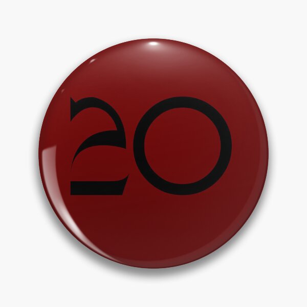 Item preview, 20, twenty, black, quake designed and sold by Numbers-Art.
