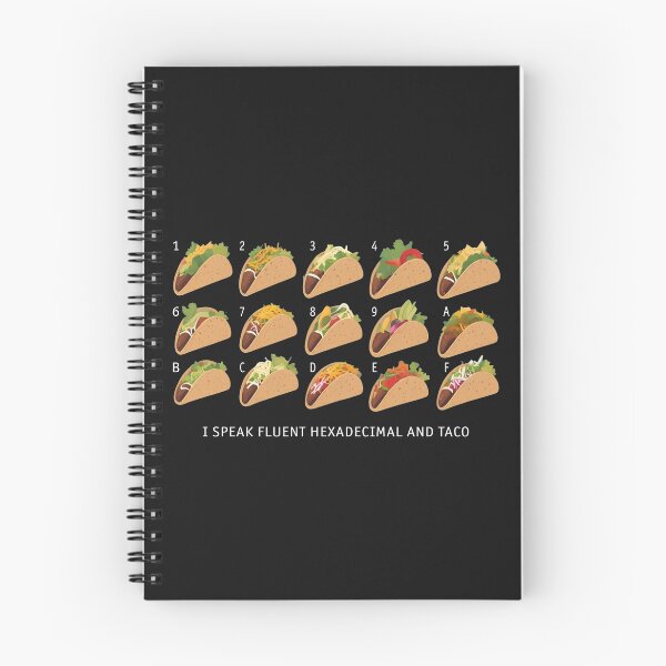 Item preview, I Speak Fluent Hexadecimal and Taco designed and sold by Code  Monkeys.