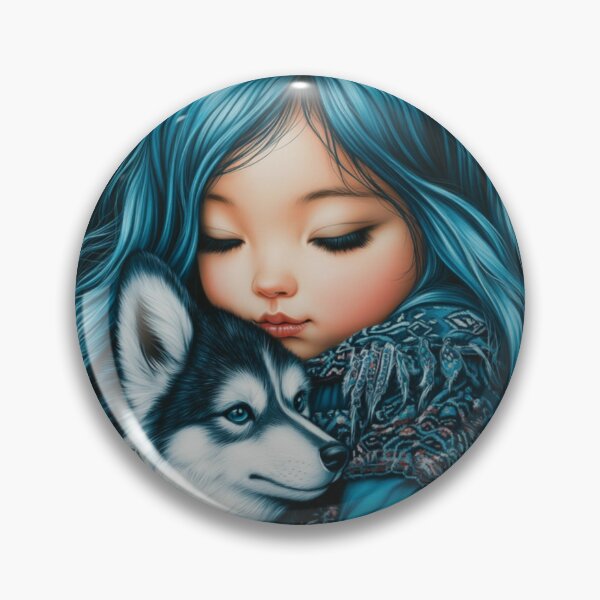 Item preview, Wolfdog And A Child designed and sold by Nocturne  Paws.