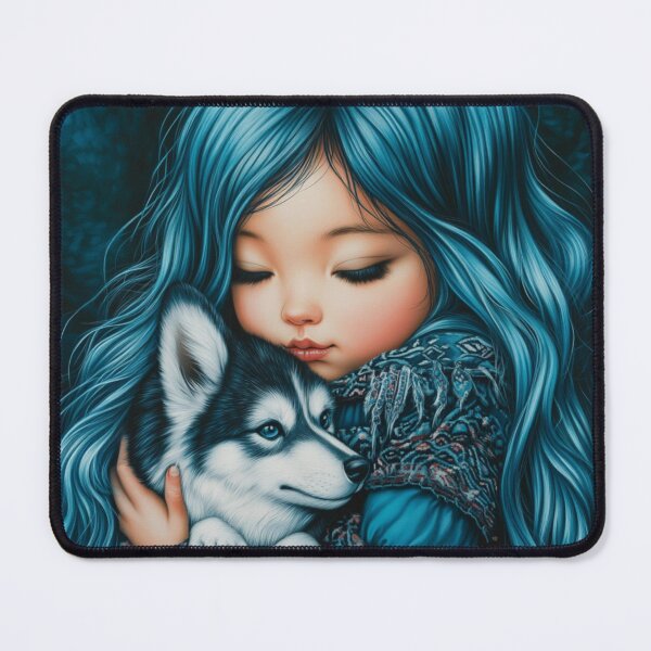 Item preview, Wolfdog And A Child designed and sold by Nocturne Paws.