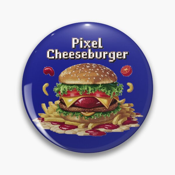 Item preview, Pixel Cheese Burger designed and sold by Gentle40Winks.