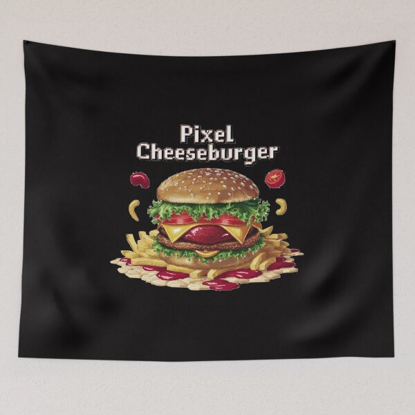 Item preview, Pixel Cheese Burger designed and sold by Gentle40Winks.