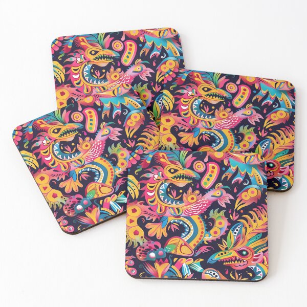 Item preview, Mexican Inspired Pattern - Colorful and Traditional Design designed and sold by TheFrenchVegan.