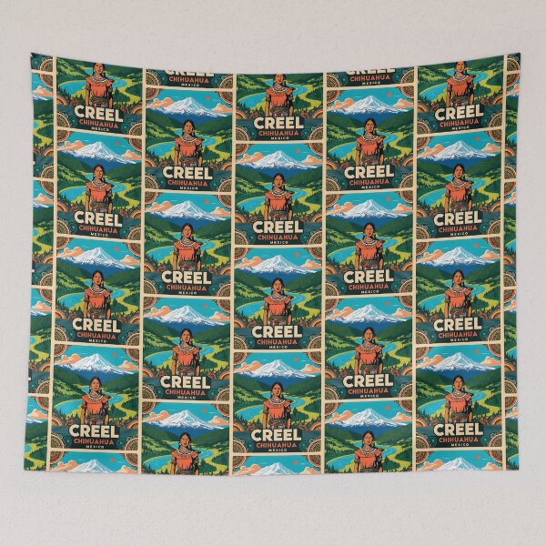 Item preview, Creel Chihuahua Mexico Magic Town Vintage Travel Tourism designed and sold by TravelersGems.