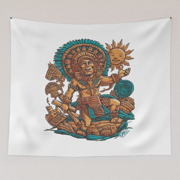 Item preview, Aztec Sun God Radiance designed and sold by MyNiceDesigns.