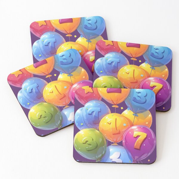 Item preview, Balloon Numbers Celebration designed and sold by emilykang.