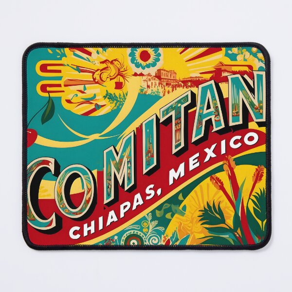 Item preview, Comitan Chiapas Mexico Magic Town Vintage Travel Tourism designed and sold by TravelersGems.