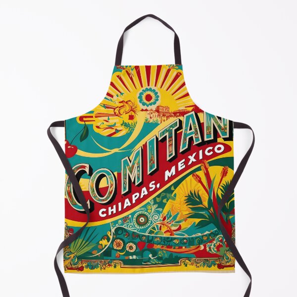 Item preview, Comitan Chiapas Mexico Magic Town Vintage Travel Tourism designed and sold by TravelersGems.